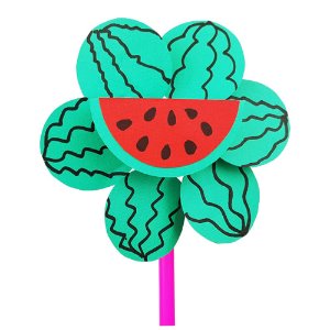 [아이꿈만들기] 수박바람개비만들기(대) / 과일 여름